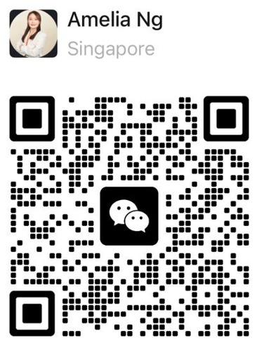 WeChat QR code: Amelia Ng